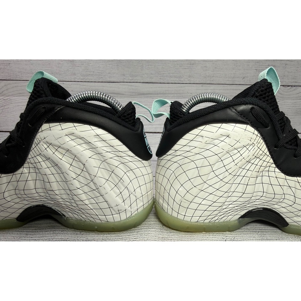 Nike Little Posite One Foamposite Platinum Tint‎ Warped Grid Sz 4.5 Y CW1596-005 - Picture 6 of 9